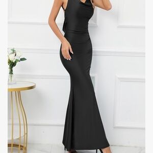 Elegant Black Evening Gown